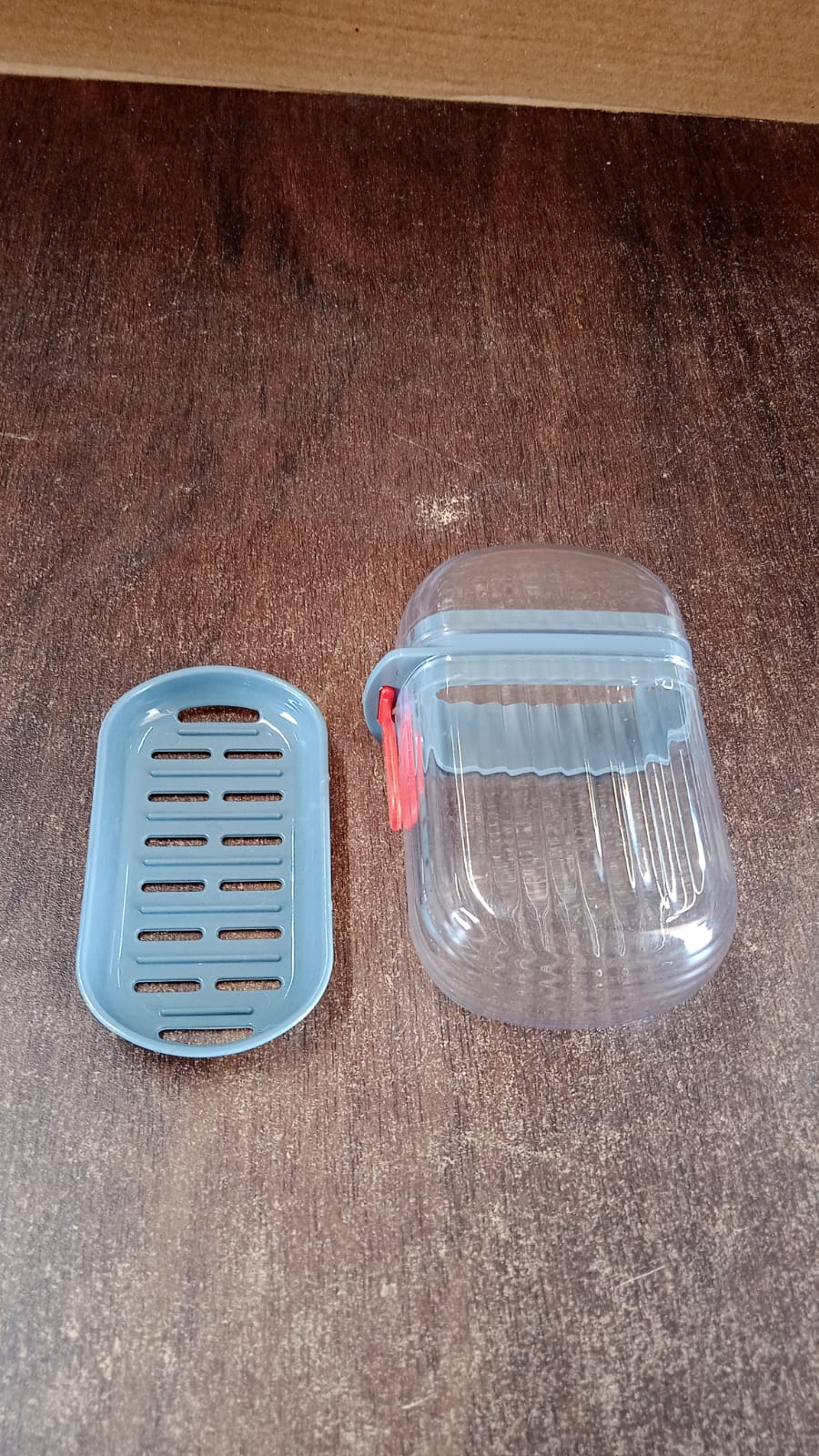 Multipurpose Soap Box Holder with Transparent Dust-Proof Lid ,Sabudani (1 Pc) Multipurpose Soap Box Holder with Transparent Dust-Proof Lid ,Sabudani (1 Pc)